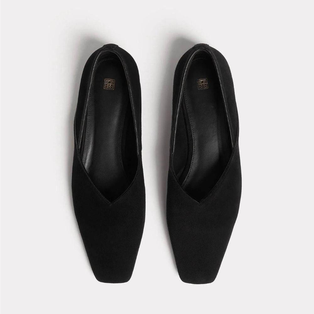 Toteme Everyday suede flats - Picture 10 of 10